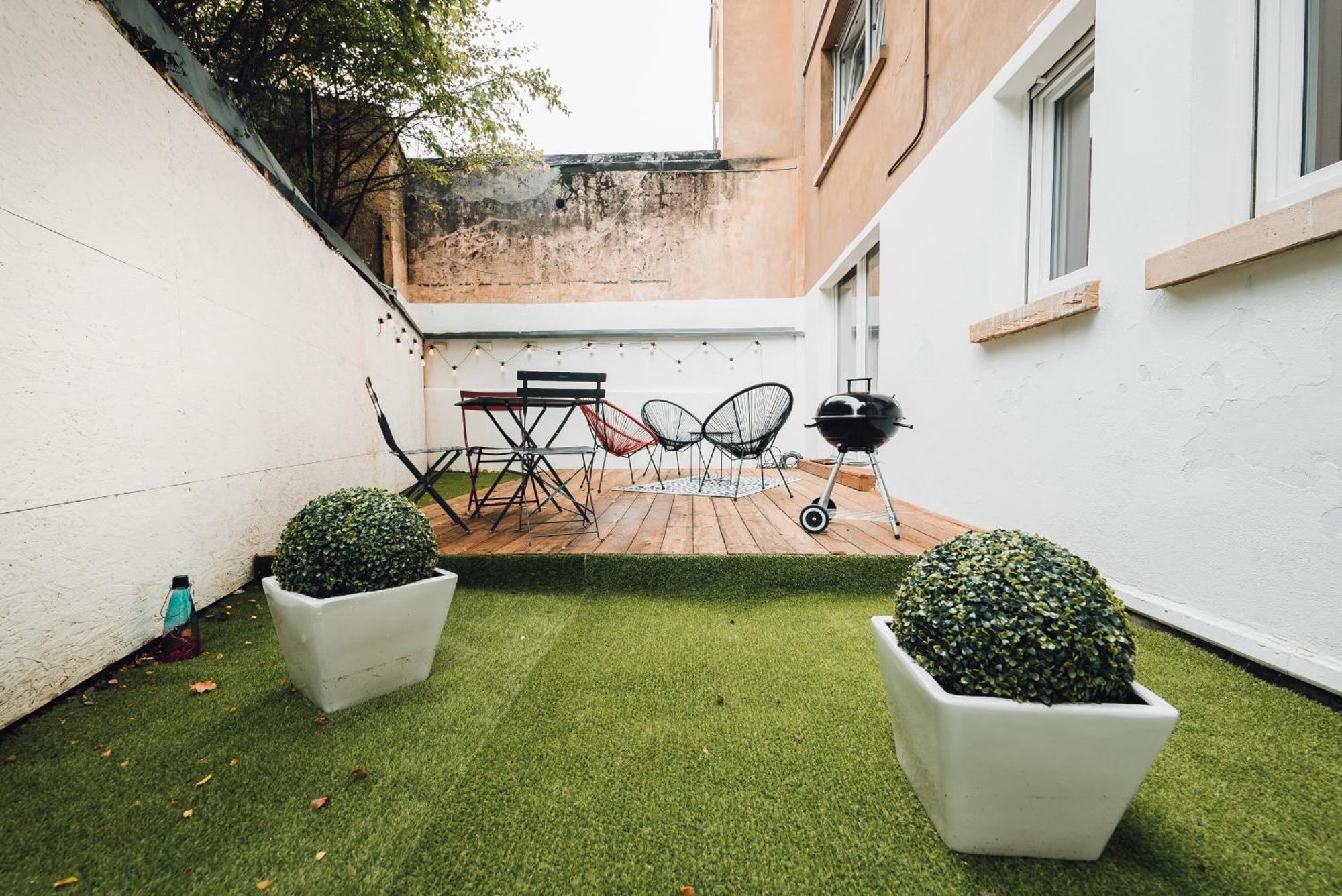 Cozy Central Studio With Private Terrace Luxembourg Bagian luar foto