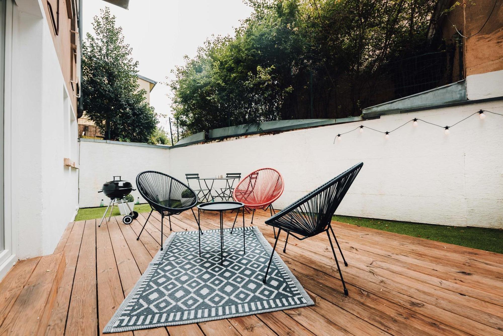 Cozy Central Studio With Private Terrace Luxembourg Bagian luar foto